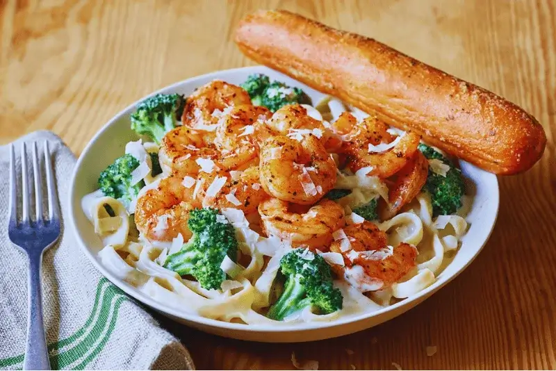 Classic Blackened Shrimp Alfredo