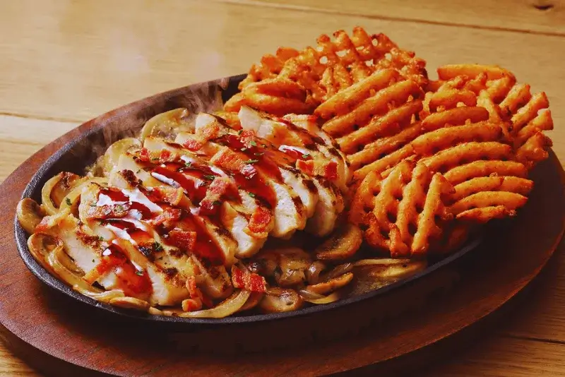 NEW Hot Honey Glazed Chicken & Bacon Skillet 
