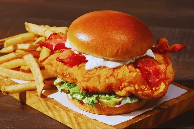 Bacon Ranch Crispy Chicken Sandwich