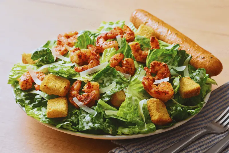 Blackened Shrimp Caesar Salad