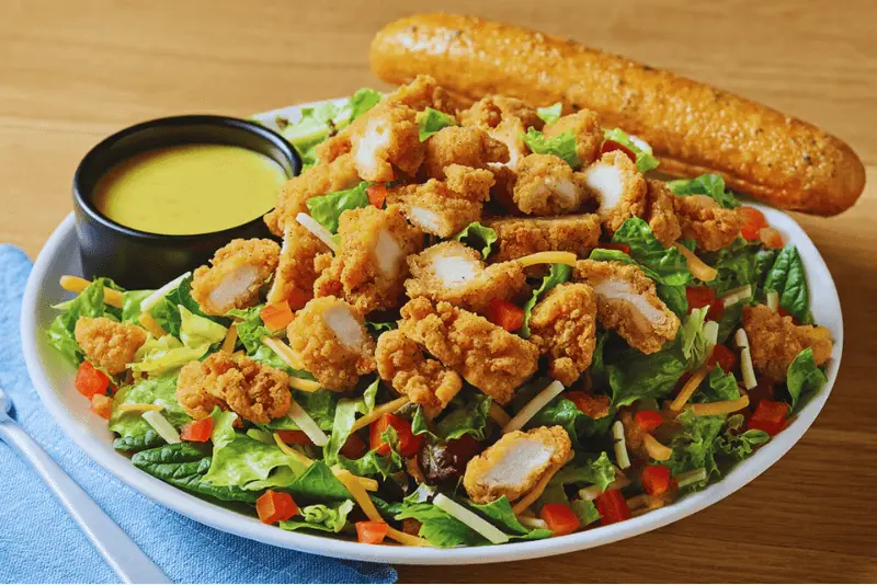 Crispy Chicken Tender Salad