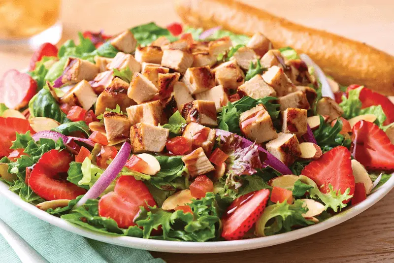 Strawberry Balsamic Chicken Salad 