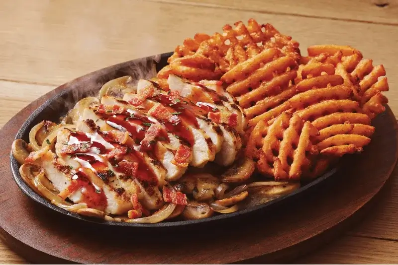 New Hot Honey Glazed Chicken & Bacon Skillet 