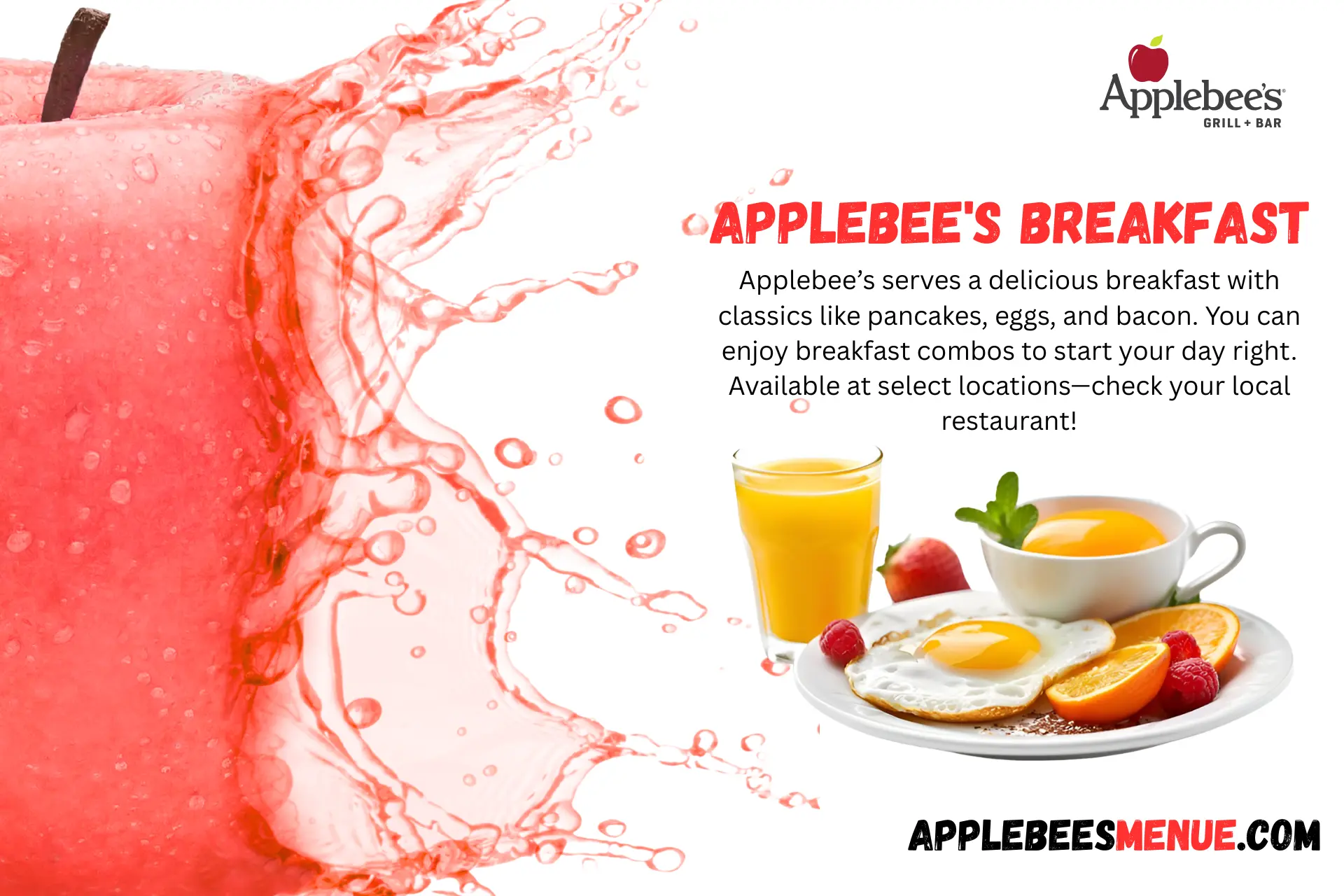 Applebee's Breakfast Menu