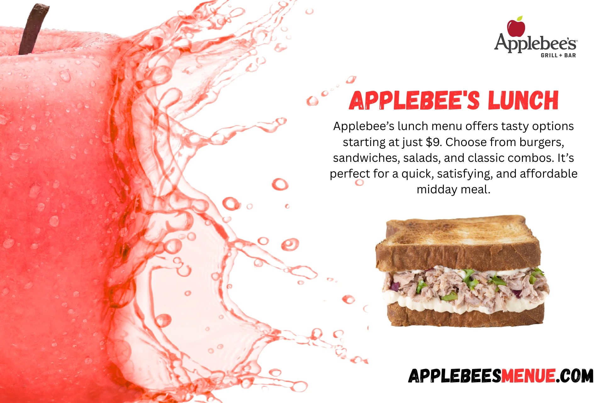 Applebee's Lunch Menu
