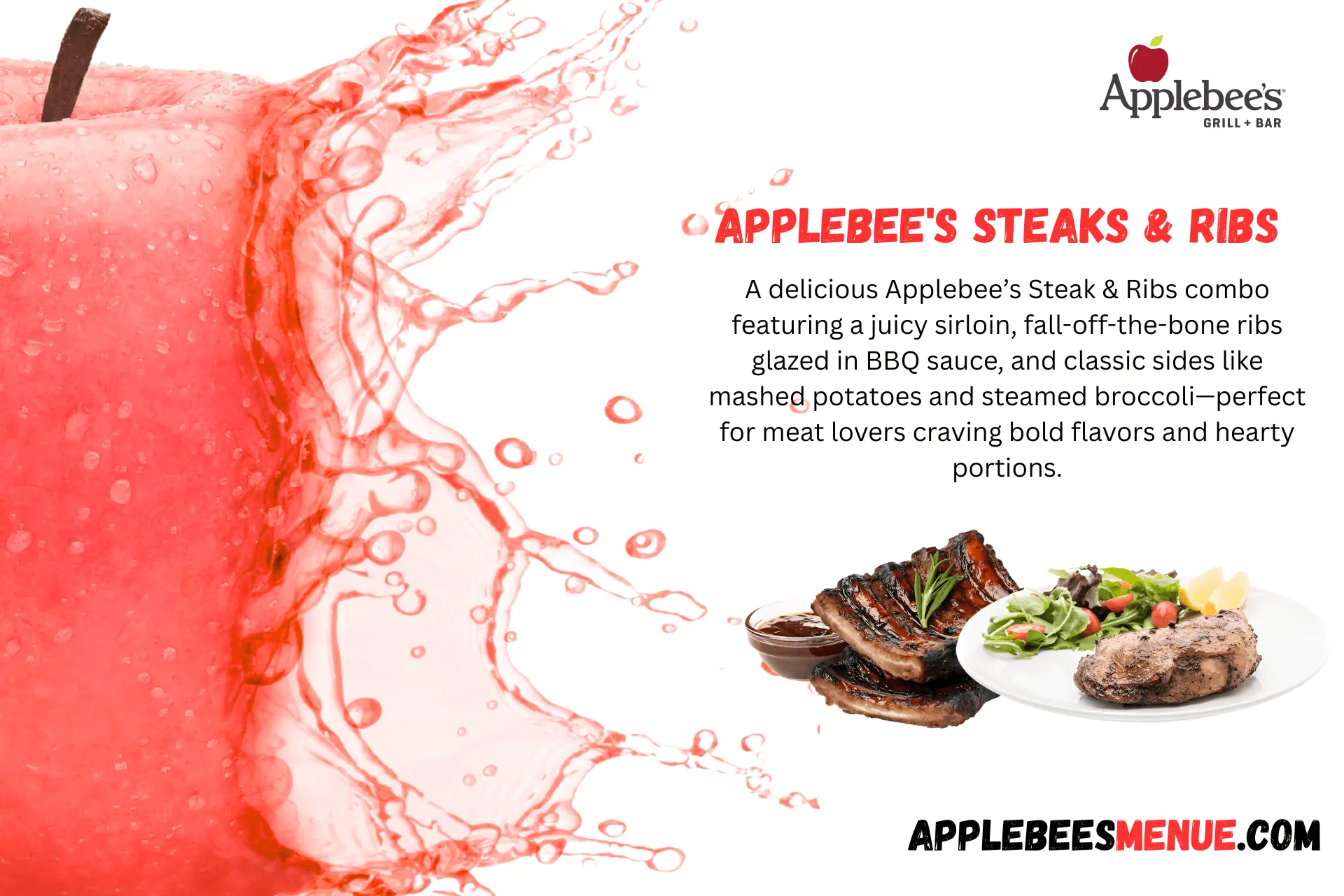 Applebee’s Steak & Ribs Menu
